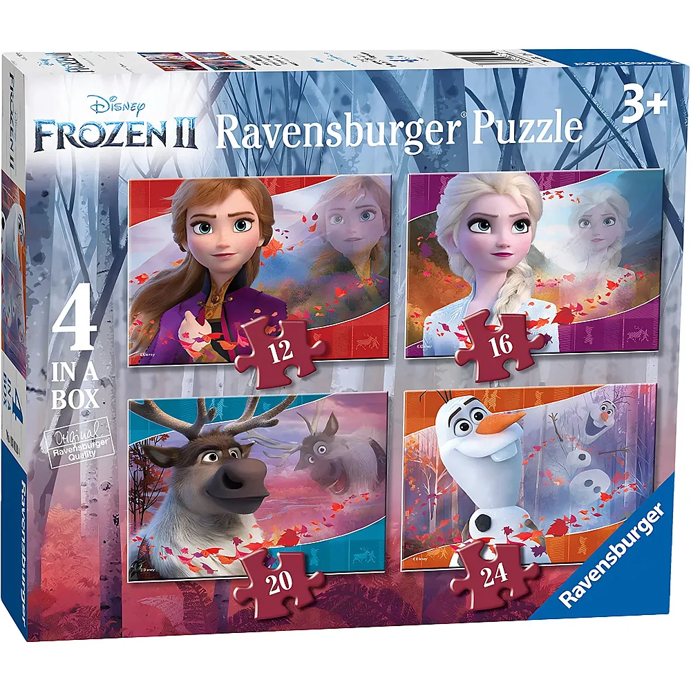 Ravensburger Puzzle 4in1 Disney Frozen 2 12-24