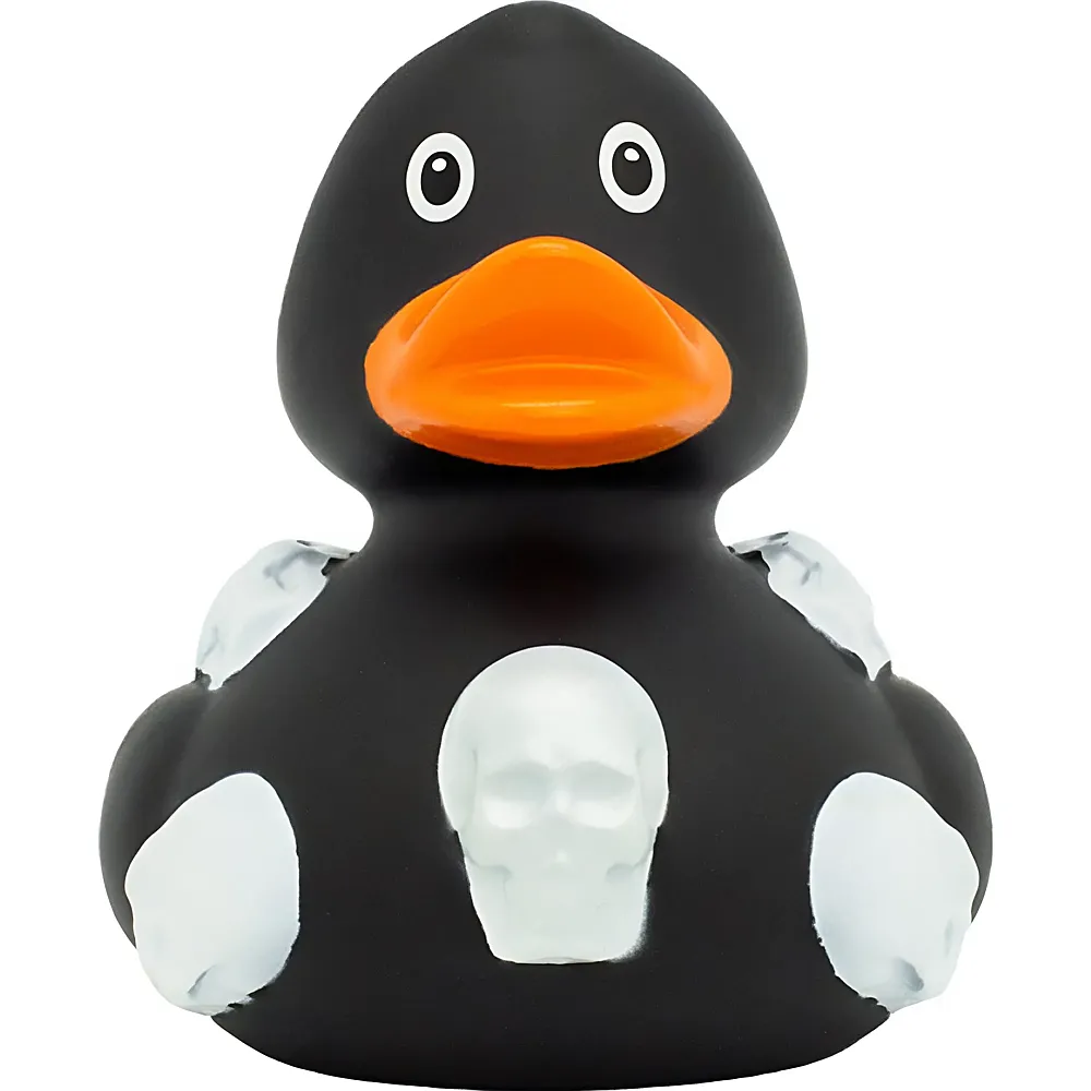 meinspielzeug - Lilalu Badeente 3D Totenkopf | Badespielzeug