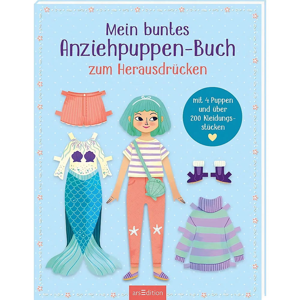 ars Edition Mein buntes Anziehpuppen-Buch zum Herausdr�cken