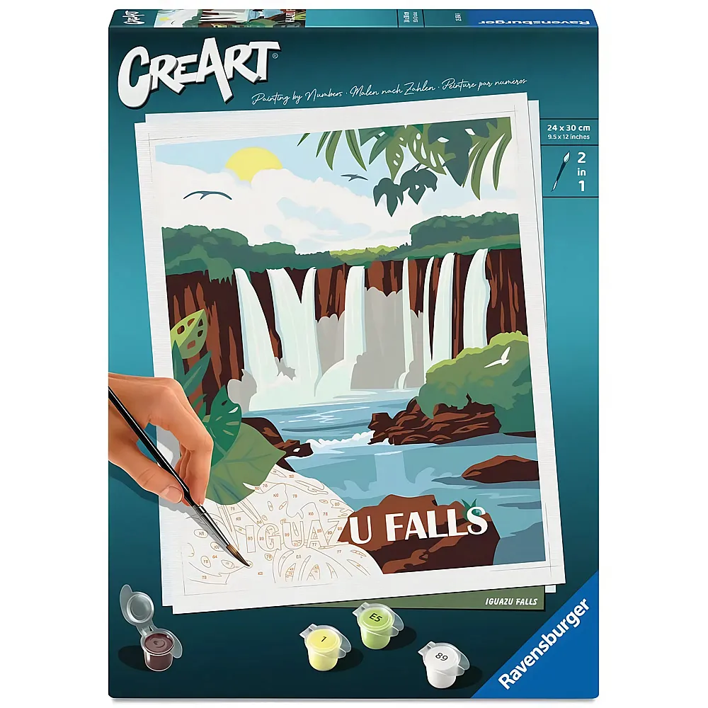 Ravensburger CreArt MNZ Iguazu Wasserf�lle | Malen nach Zahlen