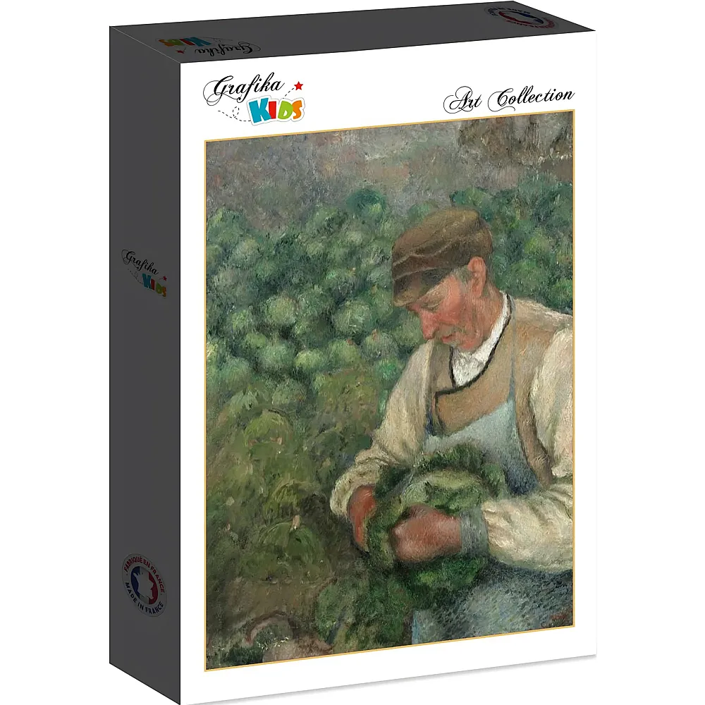 Grafika Puzzle Art Collection Camille Pissarro Grafika Kids The Gardener - Old Peasant with Cabbage - 12 Teile