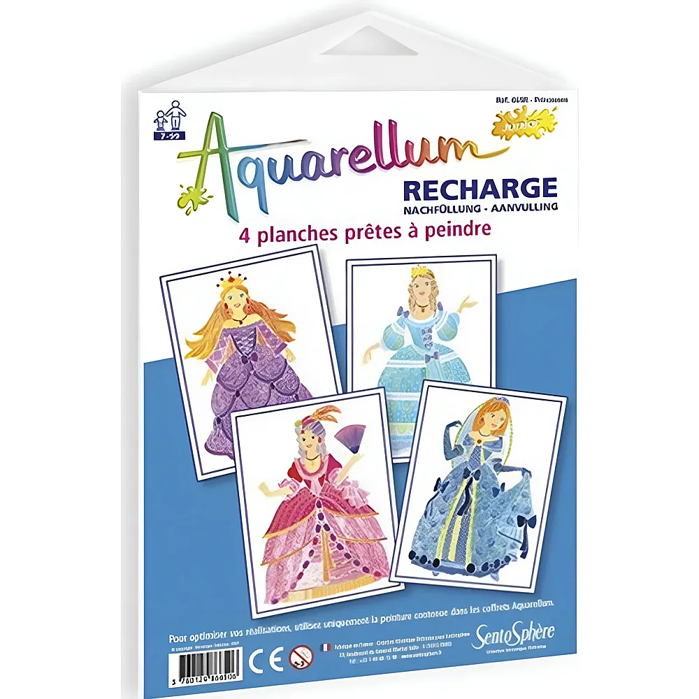 meinspielzeug - Sentosphere Aquarellum Princessinen Nachf�llpackung | Malsets