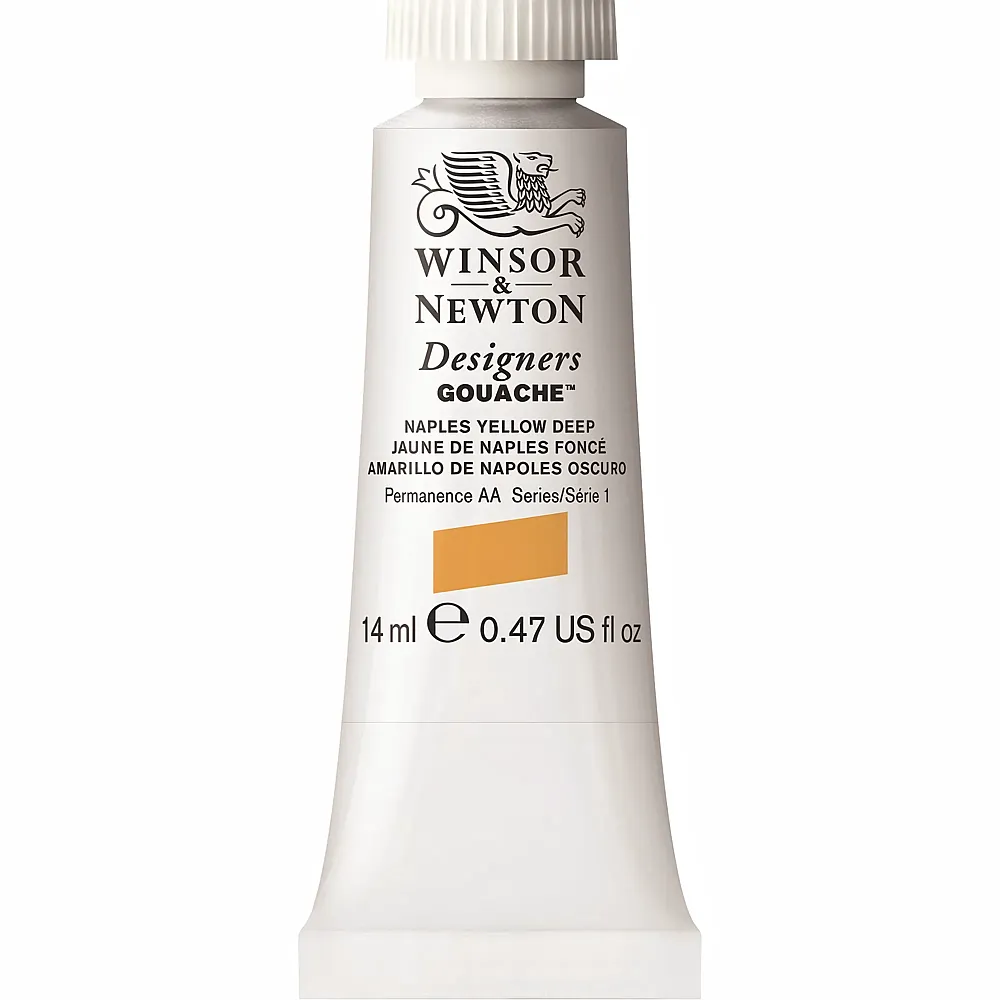 Winsor & Newton Designers Gouache W&n Designers Gouache 14ml Tube Neapelgelfb Dunkel