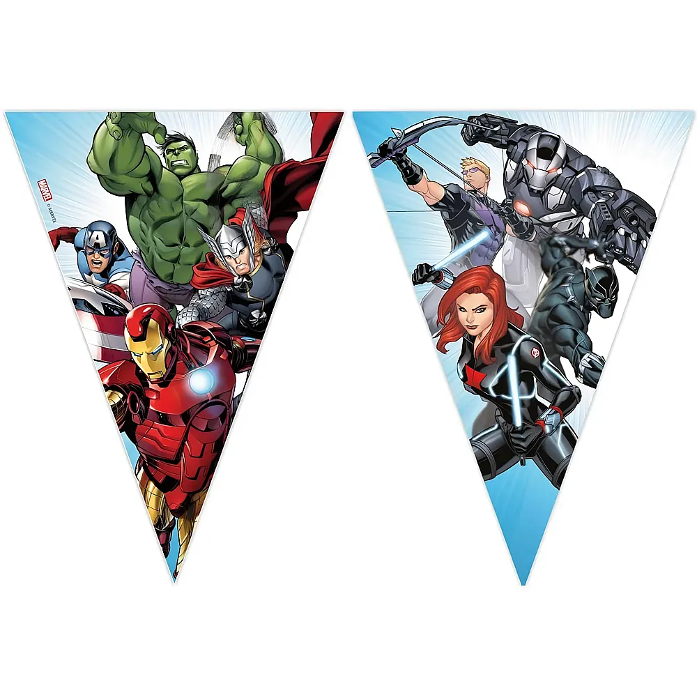 Procos Bandierine Avengers Infinity con 9 bandierine - 2,3 m