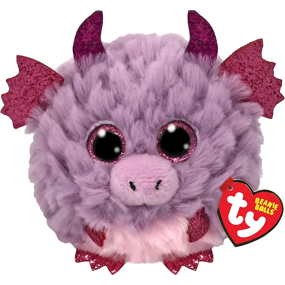 Ty Beanie Balls Spark der Drache -  10 cm - Dinosaurier Pl�sch