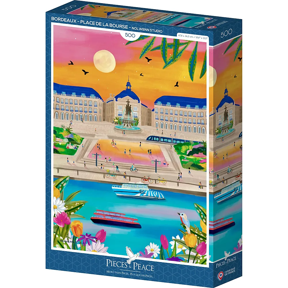 Pieces & Peace Puzzle Bordeaux - Place de la Bourse - 500 Teile