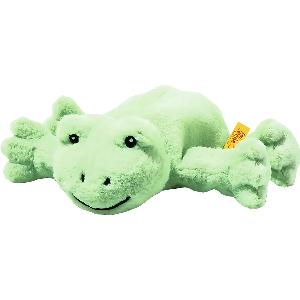 Steiff Soft Cuddly Friends Floppy Cappy Frosch liegend hellgrn 20cm | Heimische Tiere Plsch