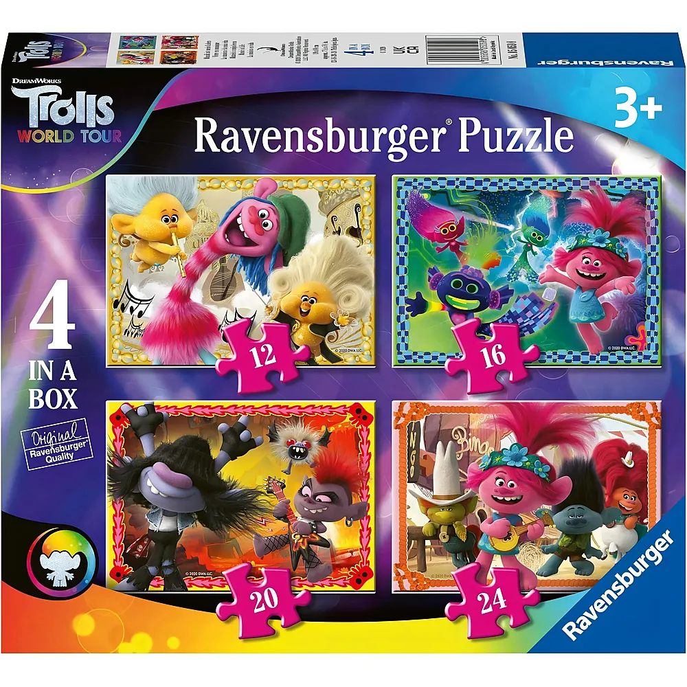 Ravensburger Puzzle Trolls - 12 Teile