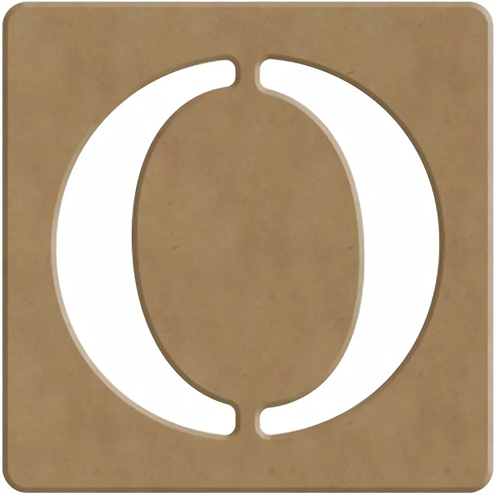 Gomille O Scrabble Buchstabe - 6cm - 10x10cm - Suche