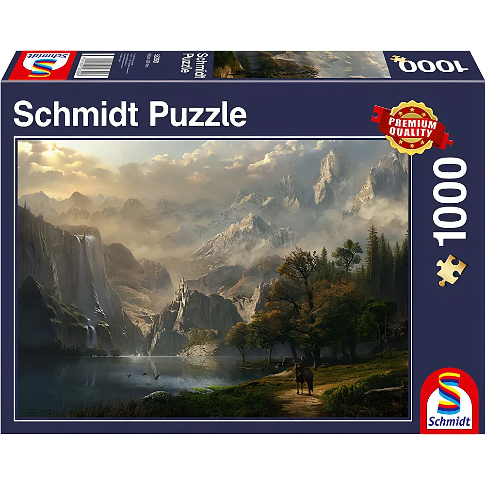 Schmidt Puzzle Wasserfall-Idylle 1000Teile