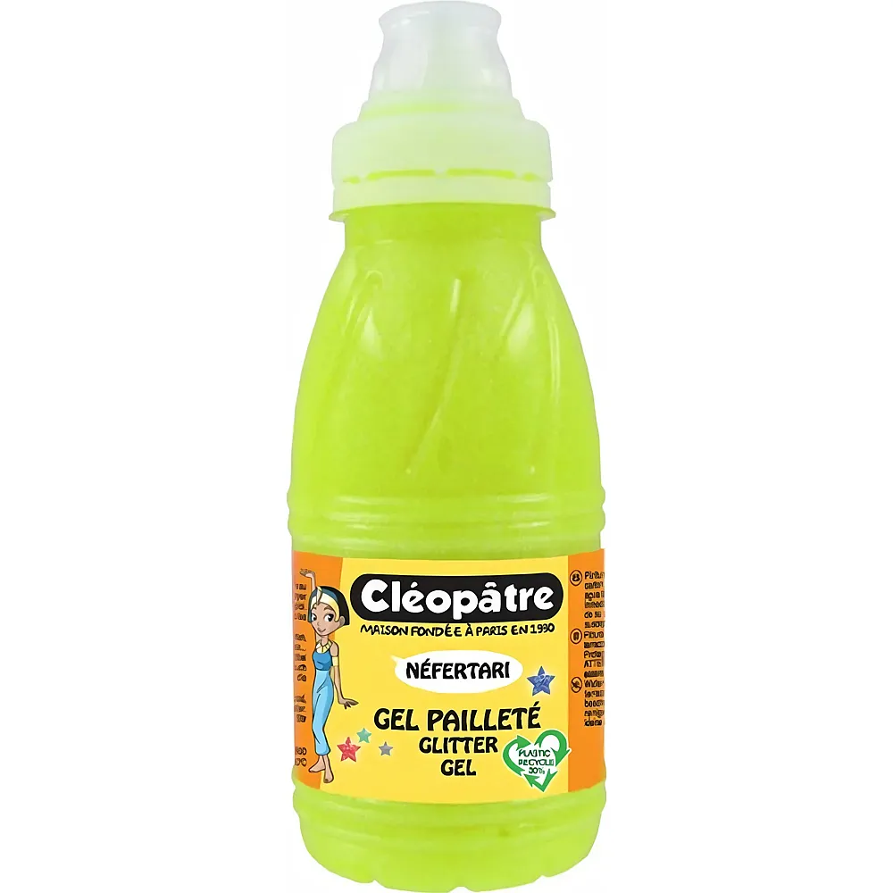 Cleopatre Nefertari Glitter-gel � Farbloses Gel Mit Glitter 250ml Neon