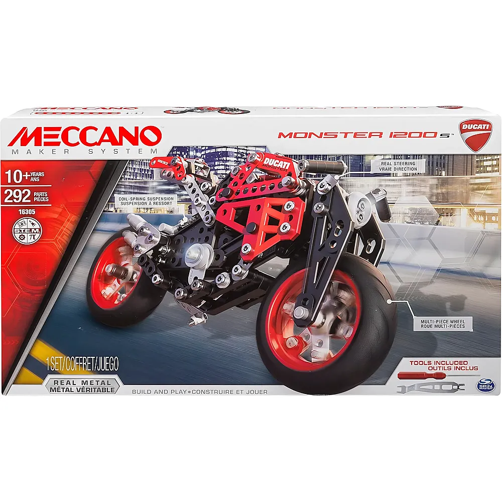 Meccano Ducati Monster 1200s