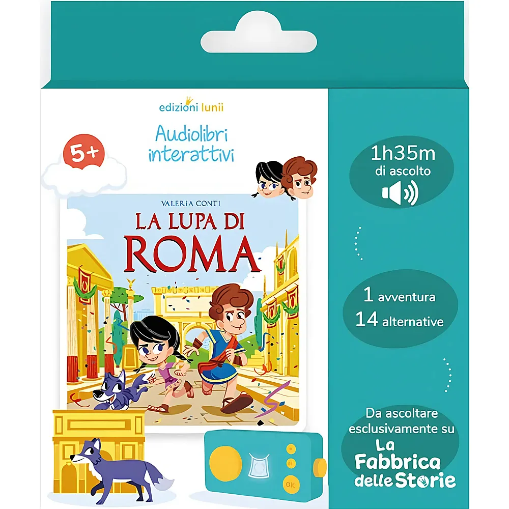 Lunii Audiolibro Interattivo LA Lupa DI Roma