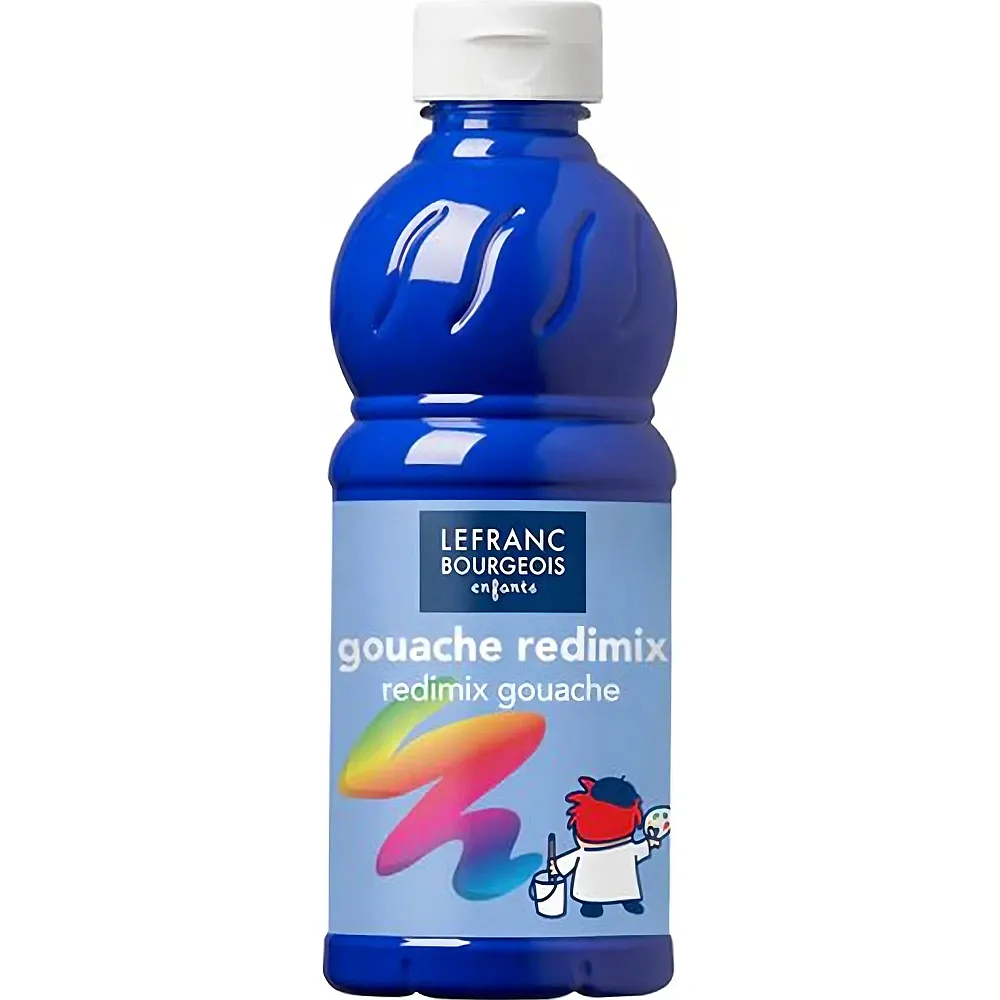 Lefranc Bourgeois Lfb Flssige Tempera Redimix 500ml Flasche - Kobaltblau - Suche