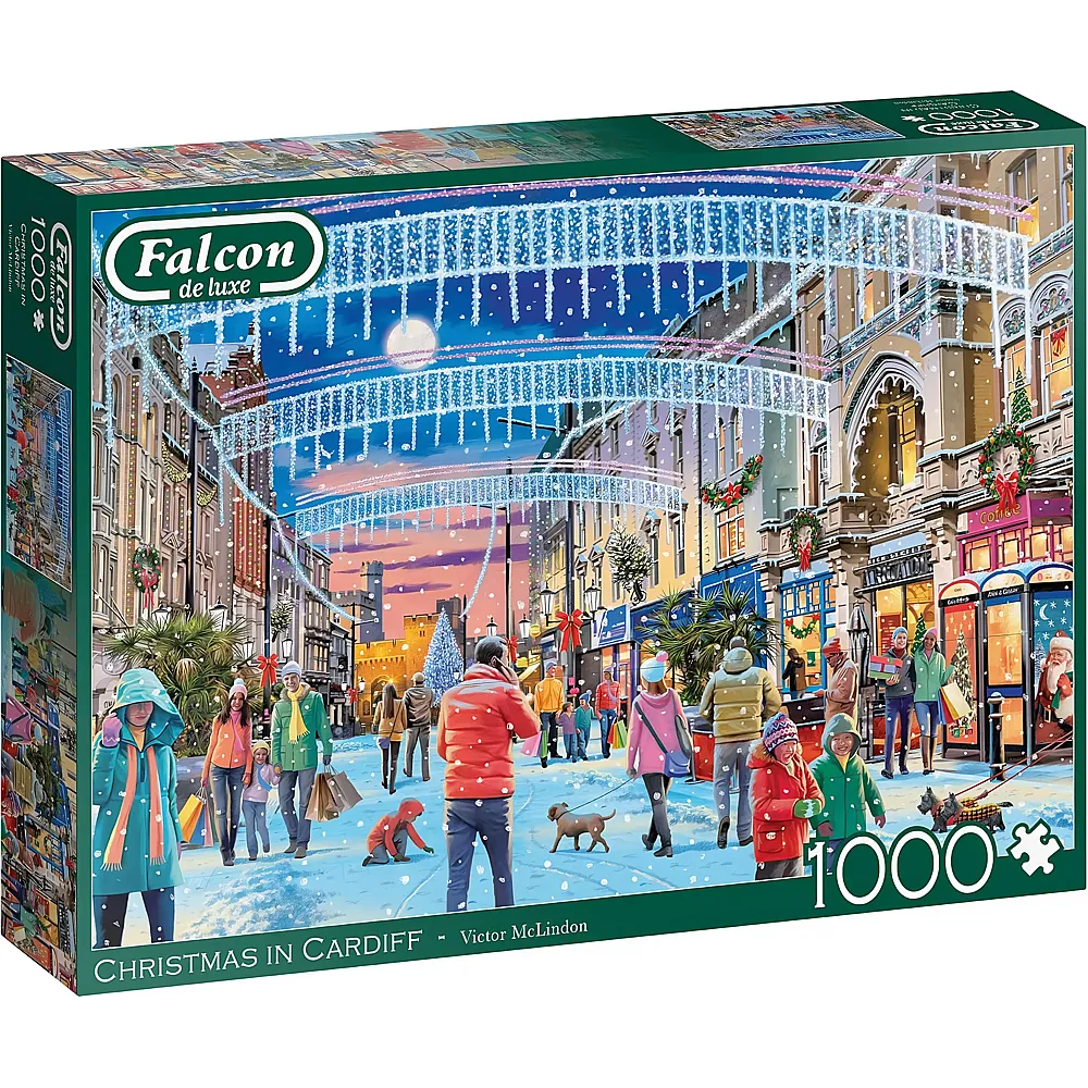 Falcon Puzzle Christmas in Cardiff - 1000 Teile
