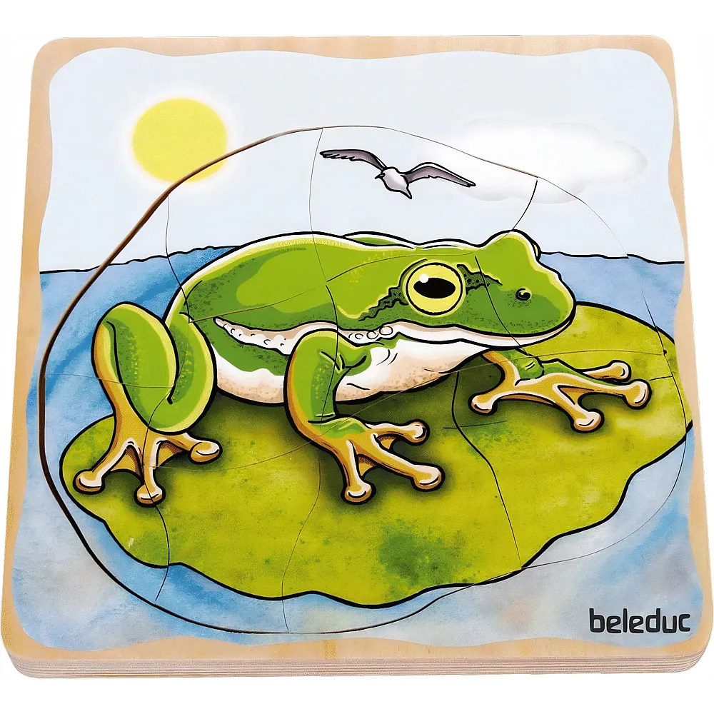 Beleduc Puzzle Frosch - 28 Teile