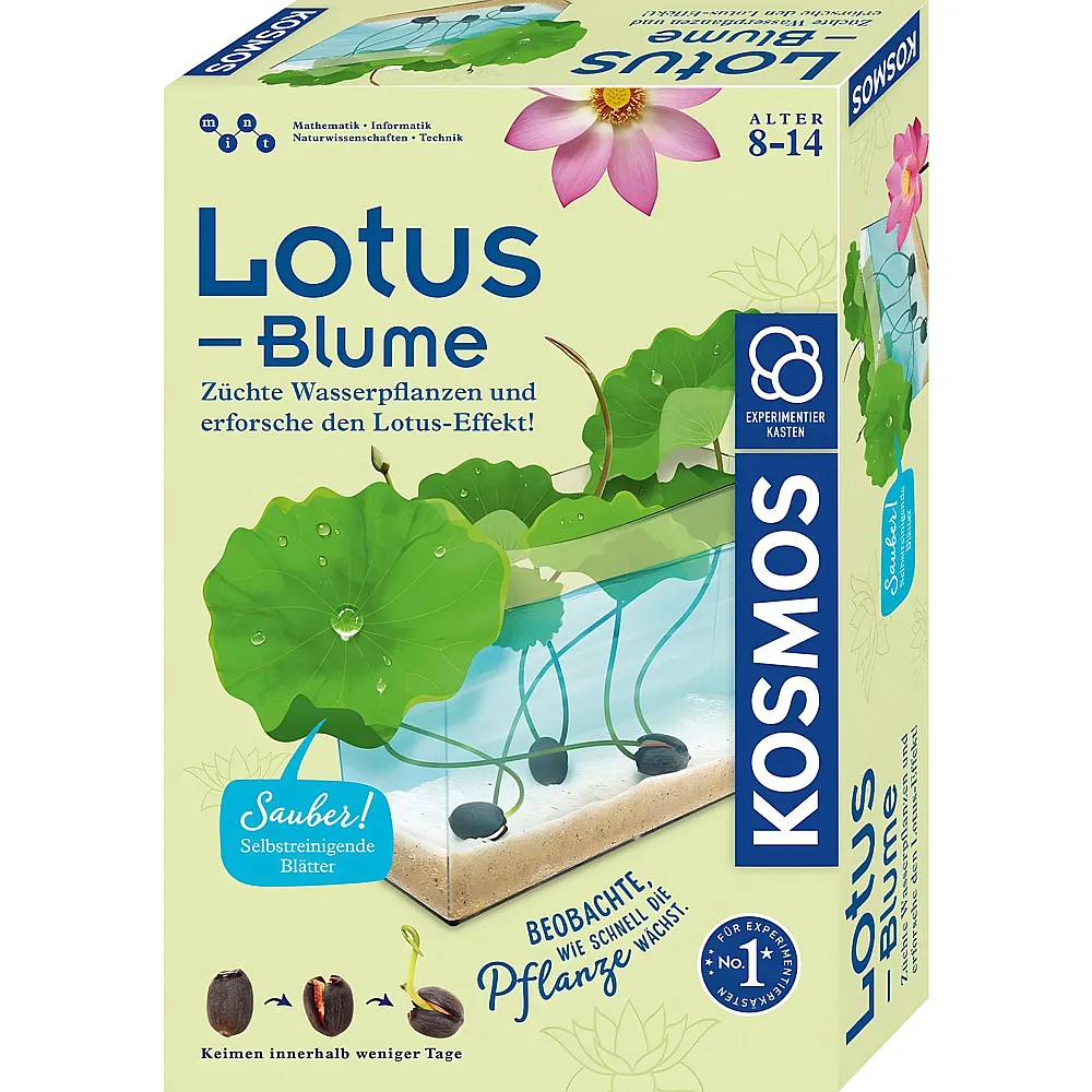 Kosmos Lotus-Blume - Z�chte Wasserpflanzen und erforsche den Lotus-Effekt