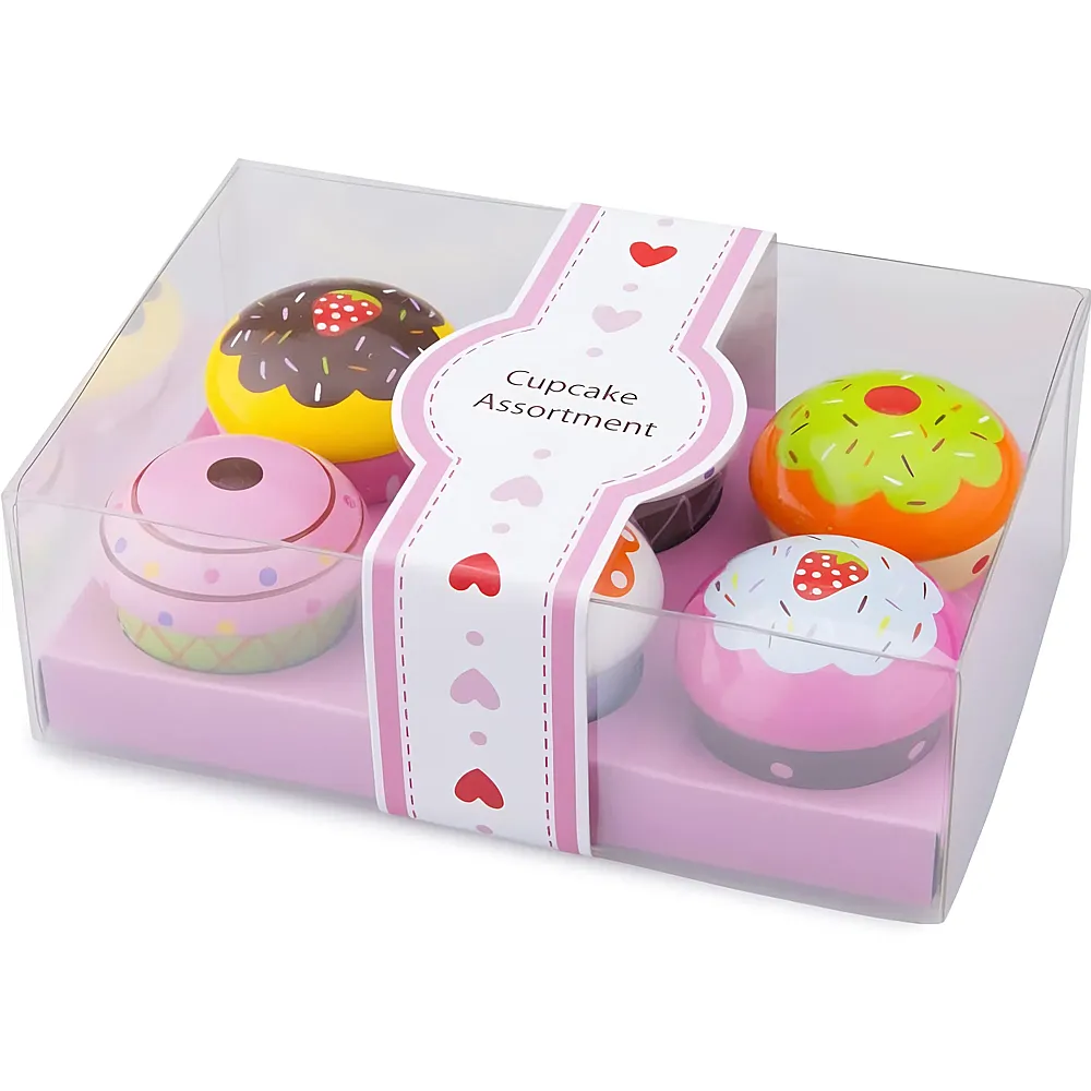 New Classic Toys Bon Appetit Cupcakes in Geschenkbox 6Teile