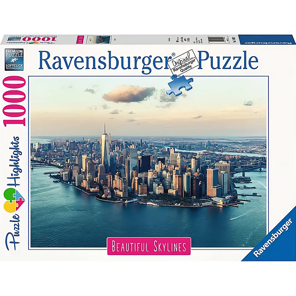 Ravensburger Puzzle Beautiful Skylines New York 1000Teile