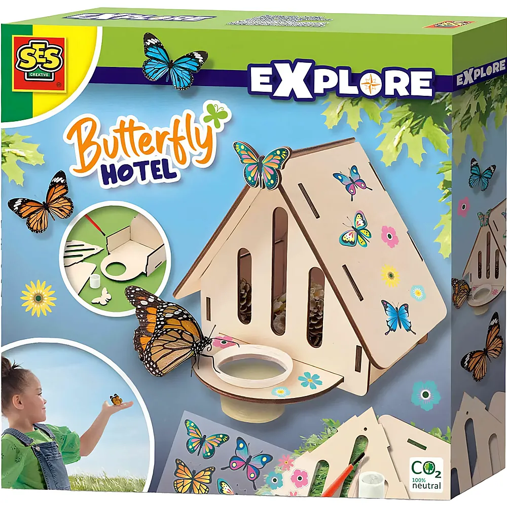 SES Explore Schmetterling-Hotel