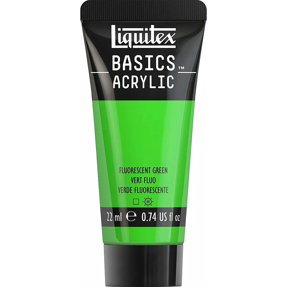 Liquitex Lqx Basics Acrylfarbe 22ml Tube Grn Fluo - Suche