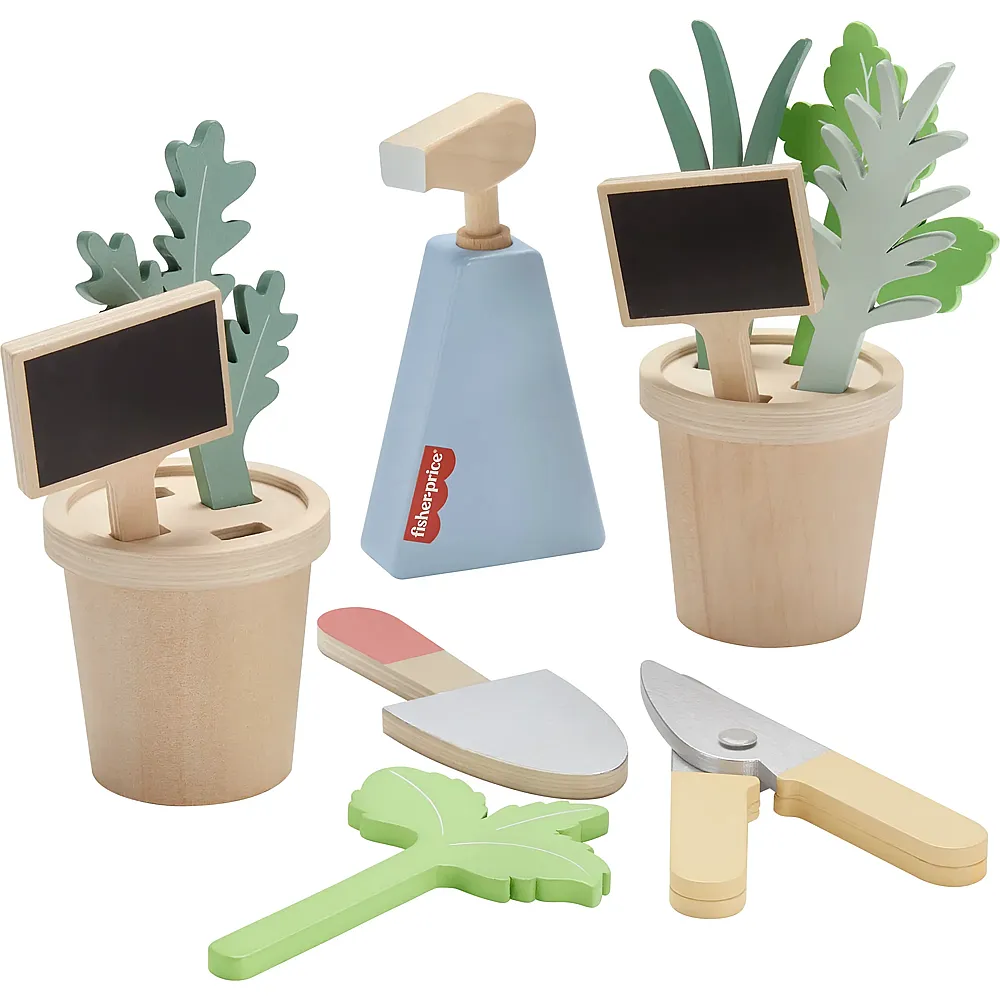 Fisher-Price Holz-Kr�utergarten - 12 Teile
