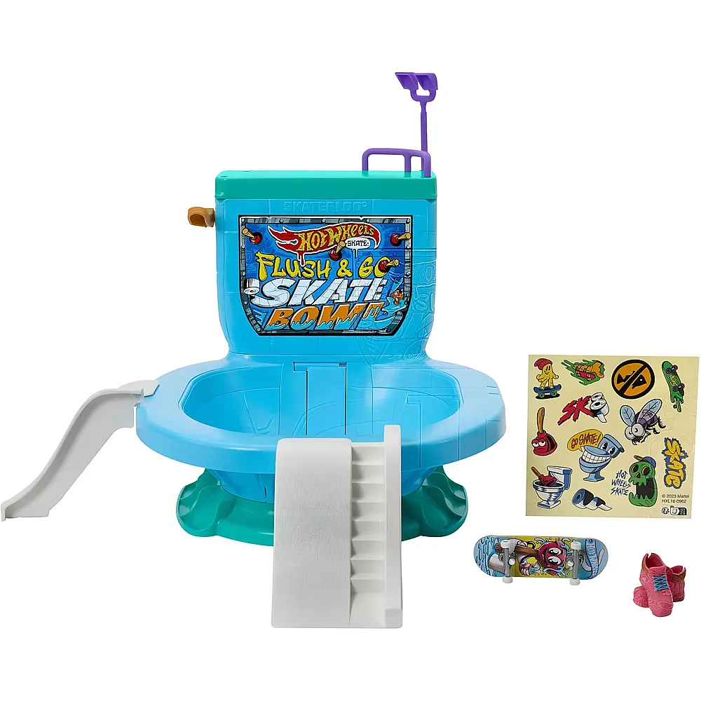 Hot Wheels Flushin' Skate Bowl