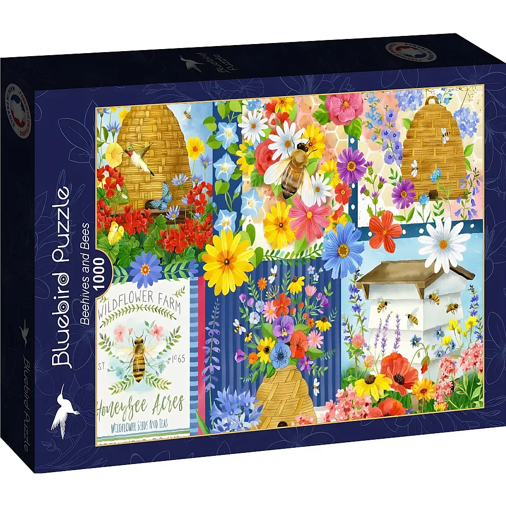Bluebird Puzzle Bienenst�cke und Bienen - 1000 Teile