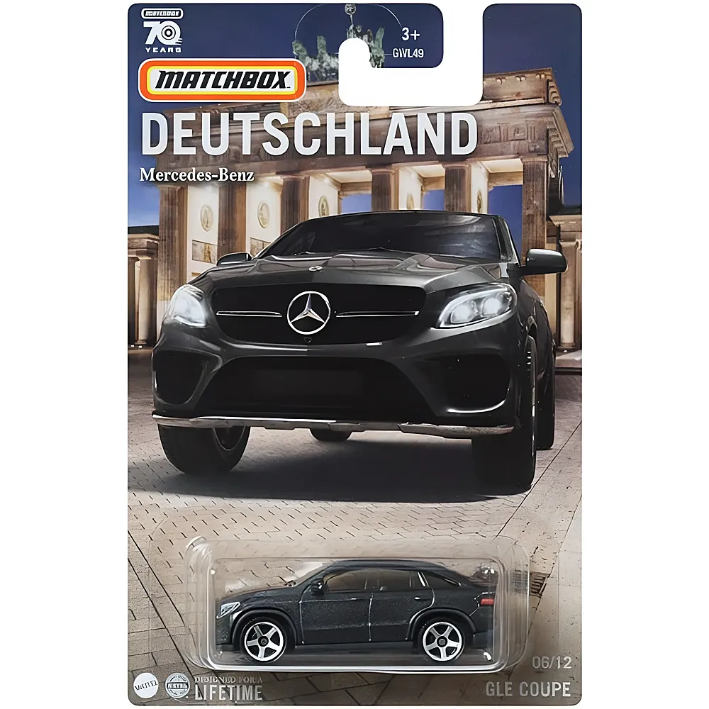 Matchbox Best of Germany Mercedes GLE Coupe 1:64 | Spielzeugauto