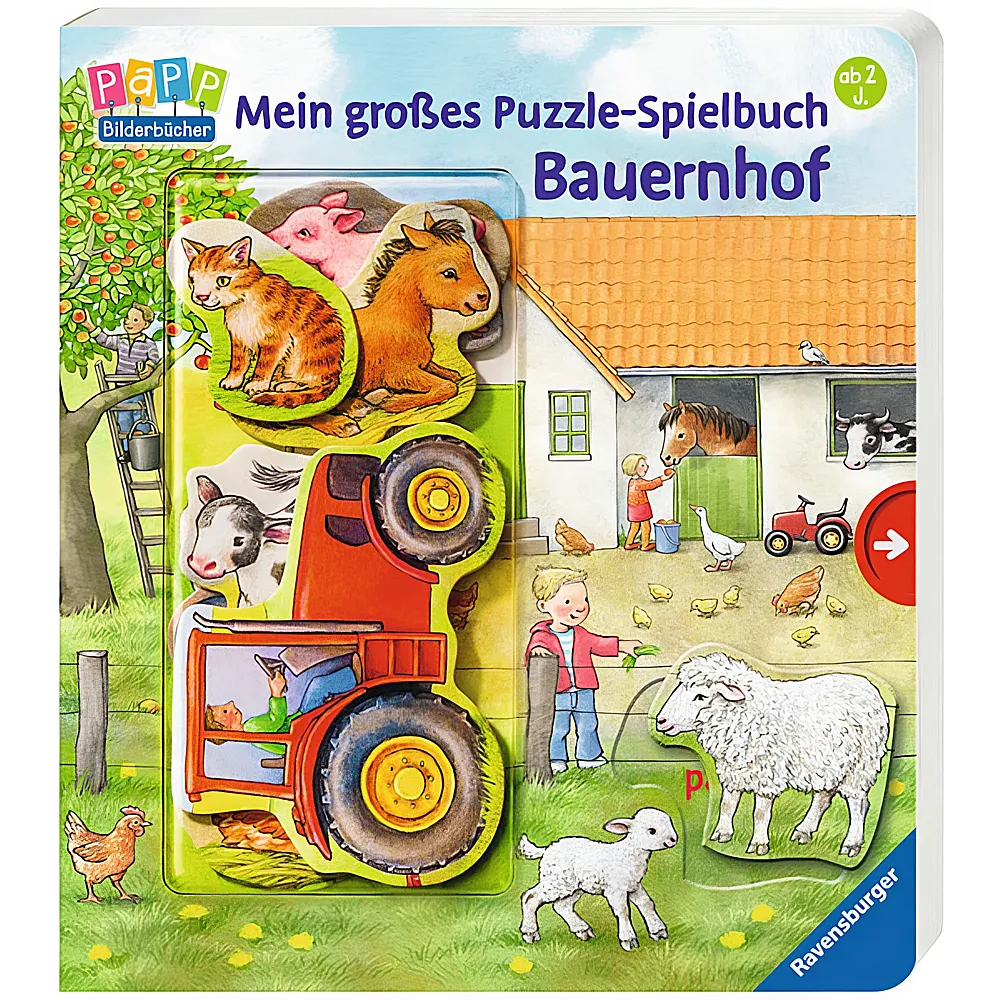 Ravensburger Mein grosses Puzzle-Spielbuch Bauernhof