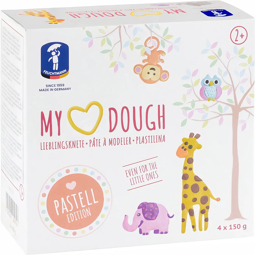 Feuchtmann Meine Lieblingsknete Pastell 4x150gr