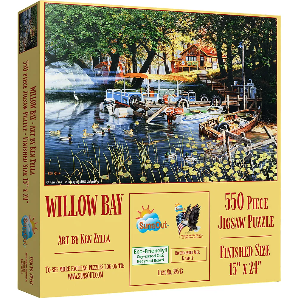SunsOut Puzzle Ken Zylla Willow Bay - 550 Teile