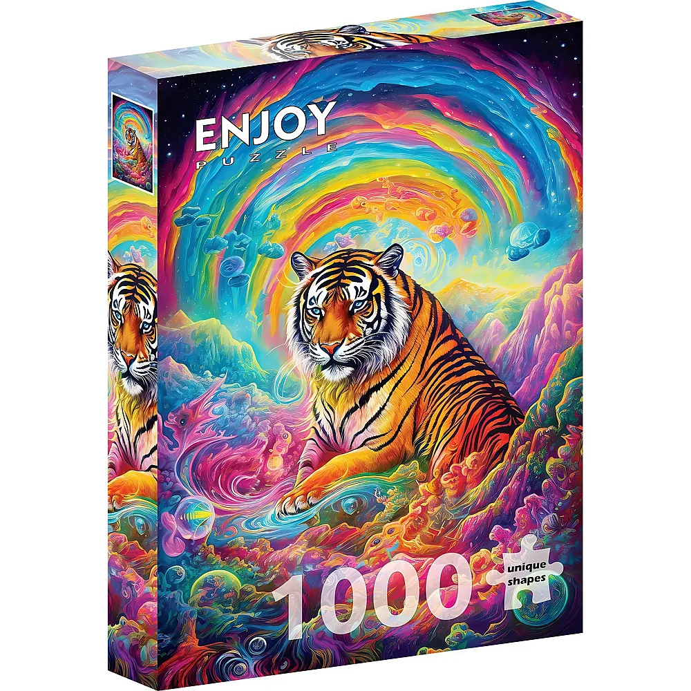 Enjoy Puzzle Wo die Tiger regieren - 1000 Teile