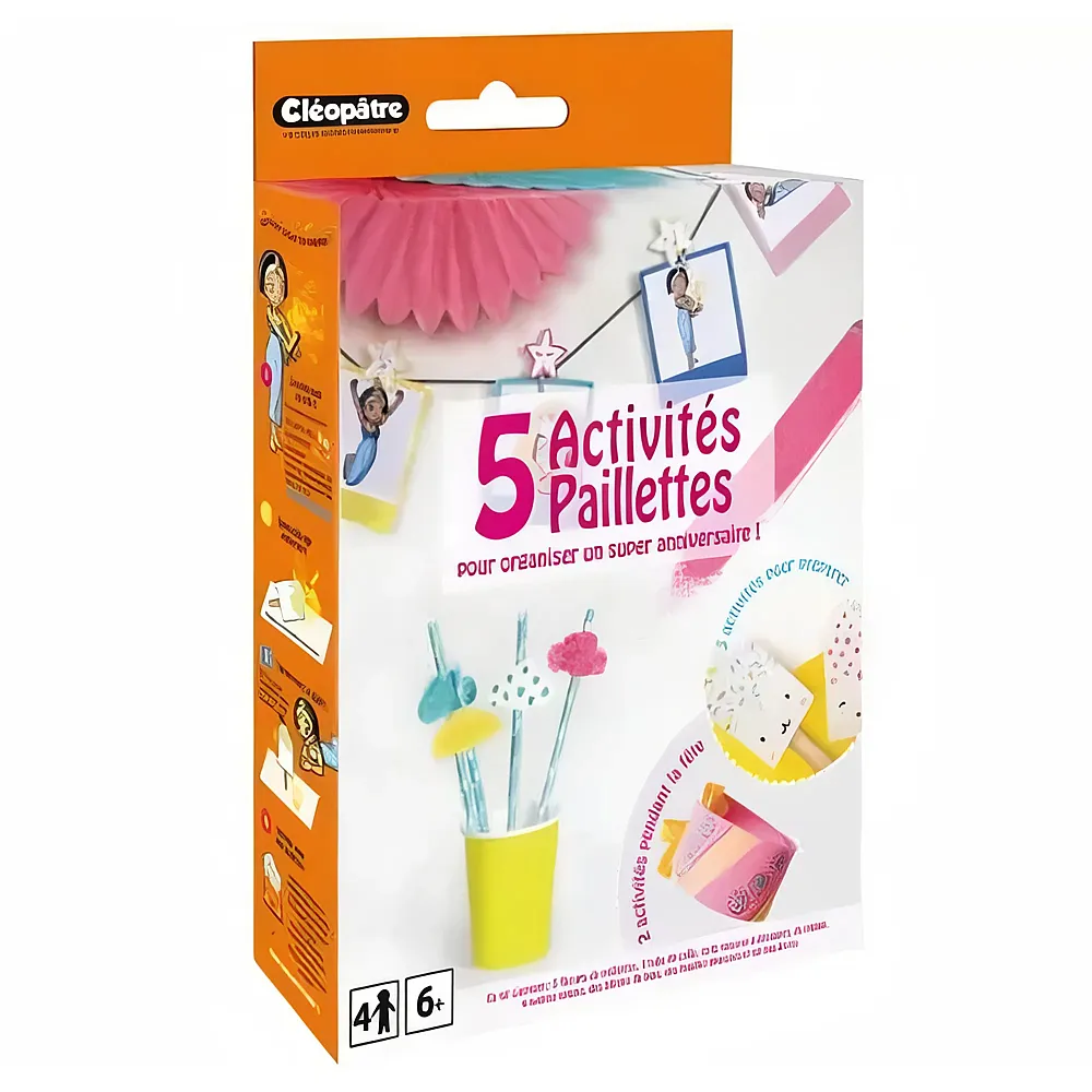 Cleopatre Cleo'box Mit 5 Glitter Aktivitten