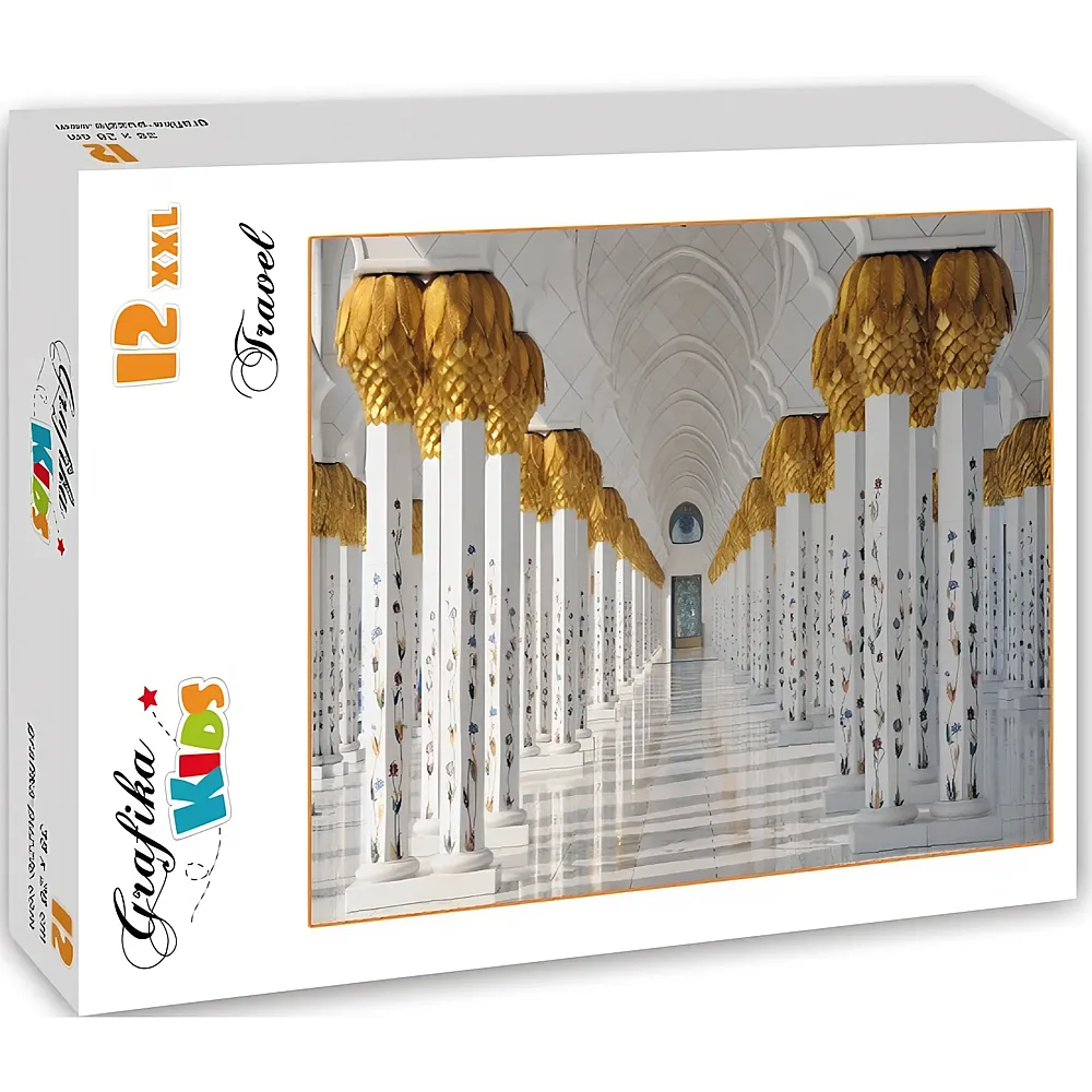 Grafika Puzzle Art Collection Grafika Kids Die Scheich-Zayid-Moschee, Abu Dhabi 12Teile