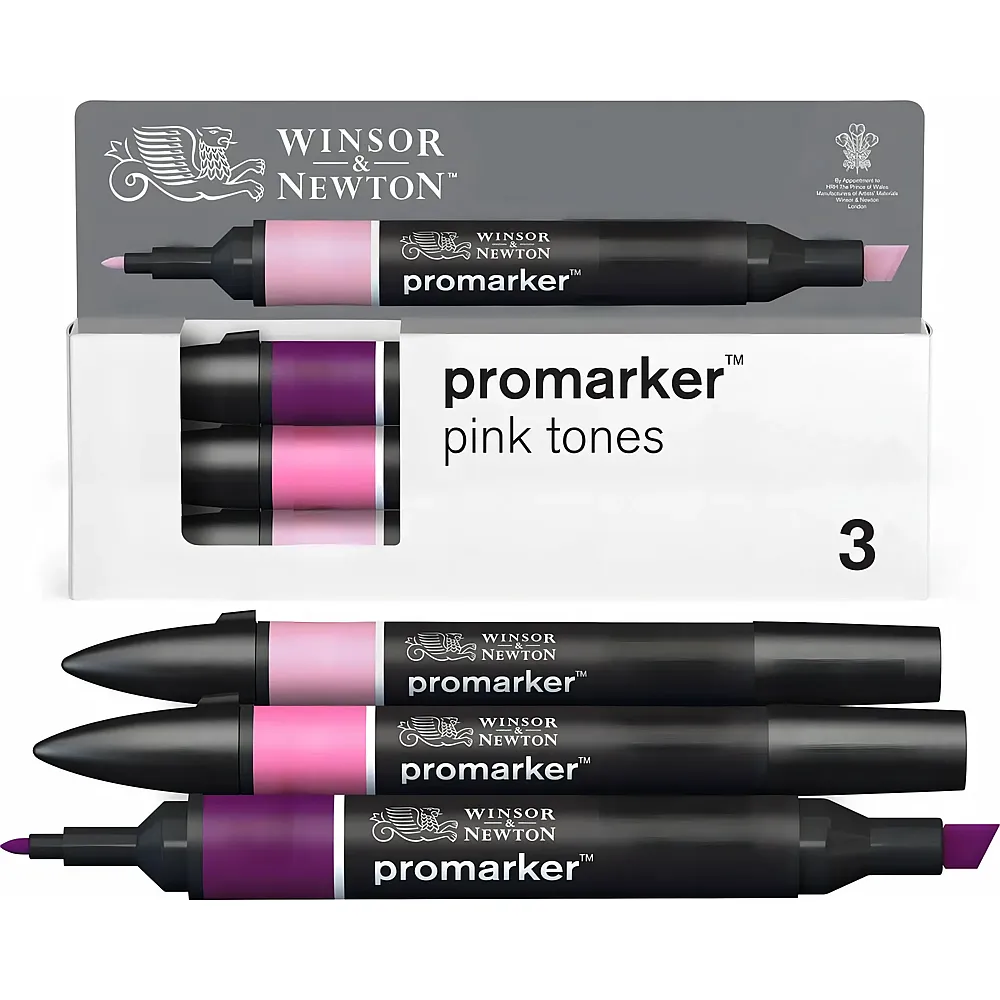 Winsor & Newton Promarker 3er Set Rosat�ne