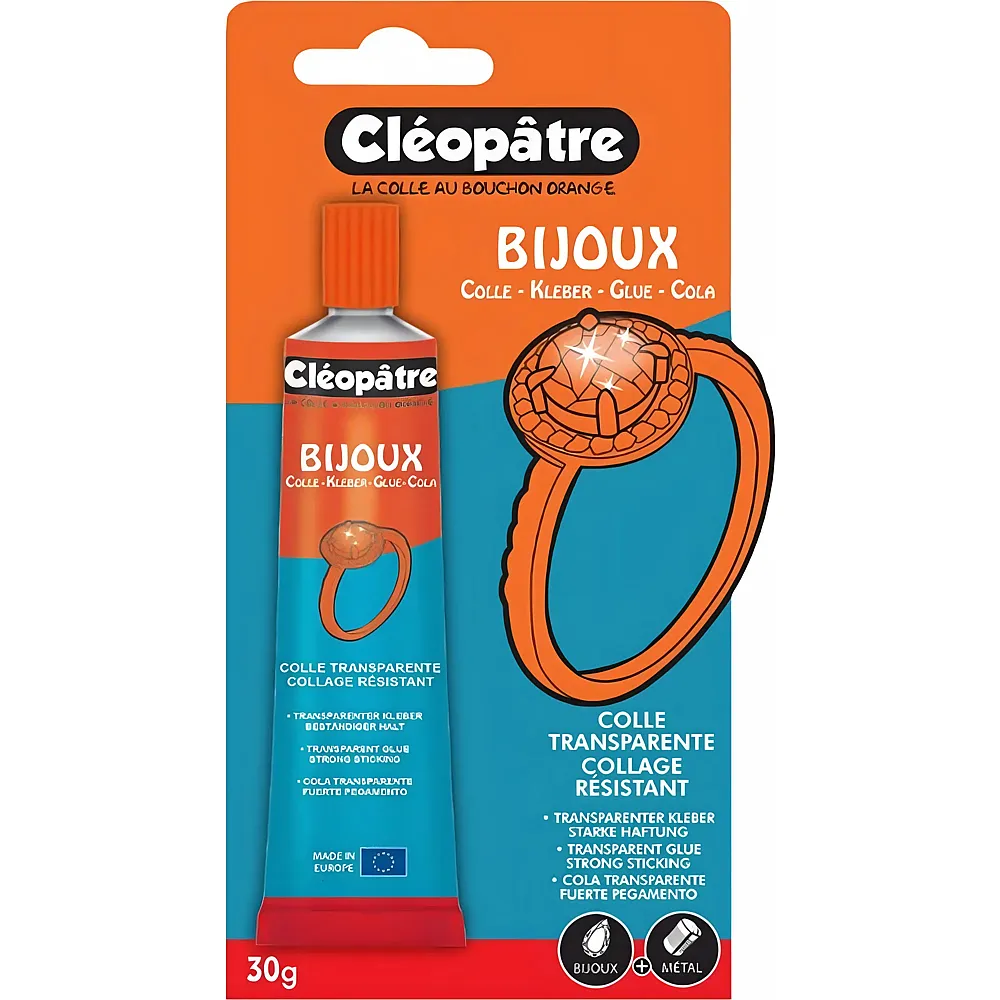 Cleopatre Blister Schmuckkleber Cleo�tech IN Aluminiumtube 30gr