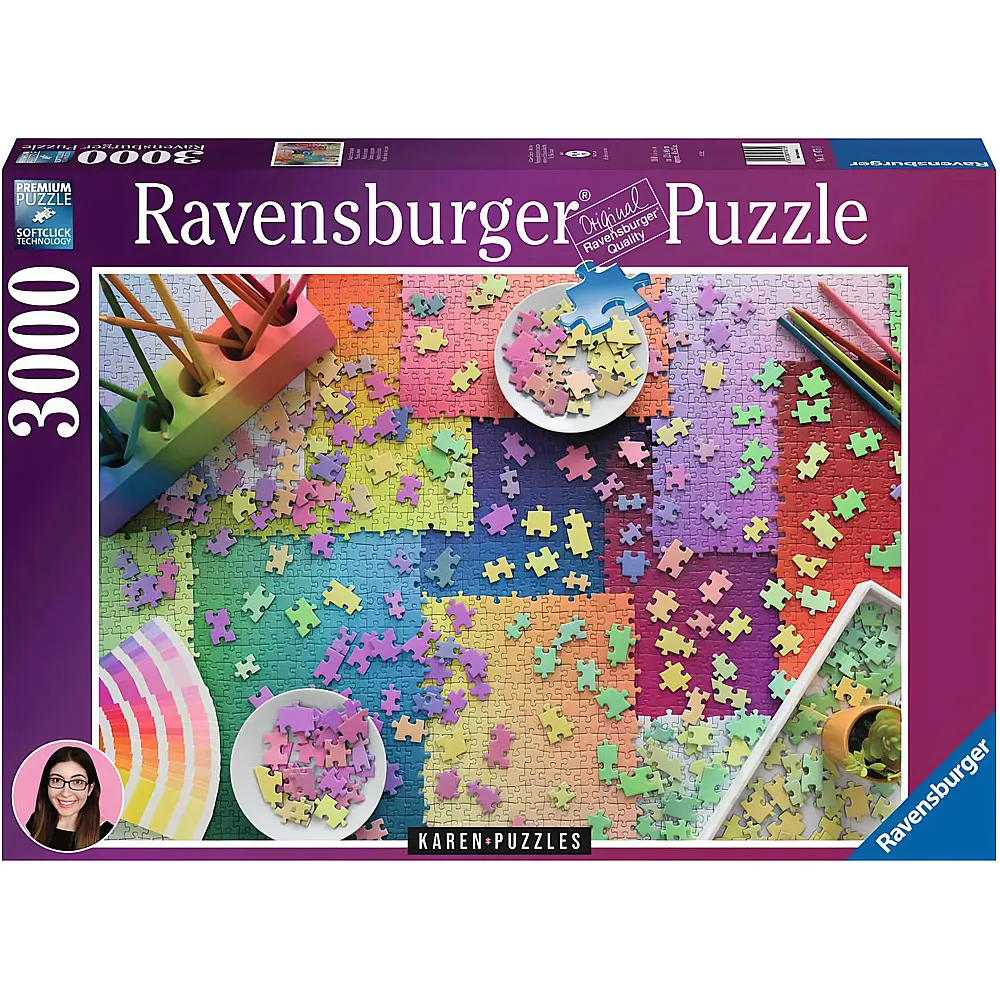 Ravensburger Farbige Puzzles 3000Teile