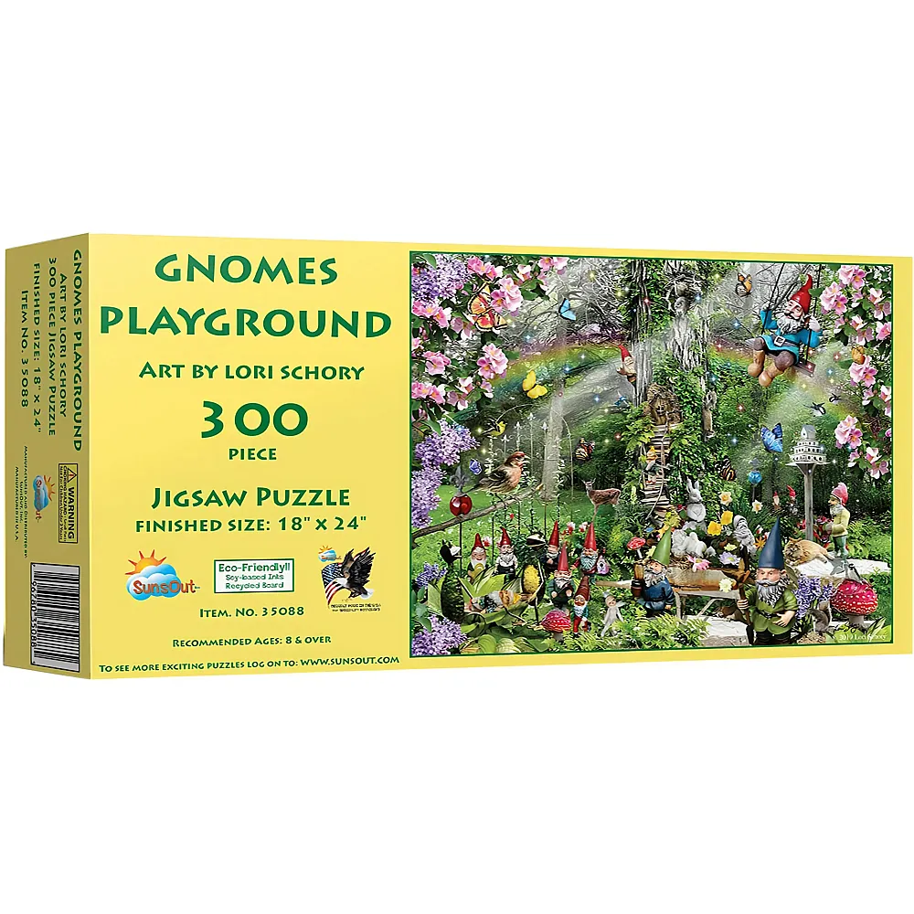SunsOut Puzzle Lori Schory - Gnomes Playground 300Teile