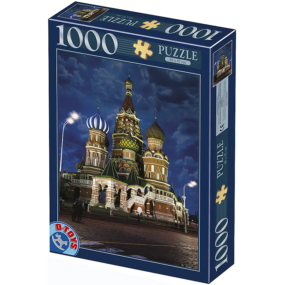 DToys Basilius-Kathedrale in Moskau - 1000 Teile