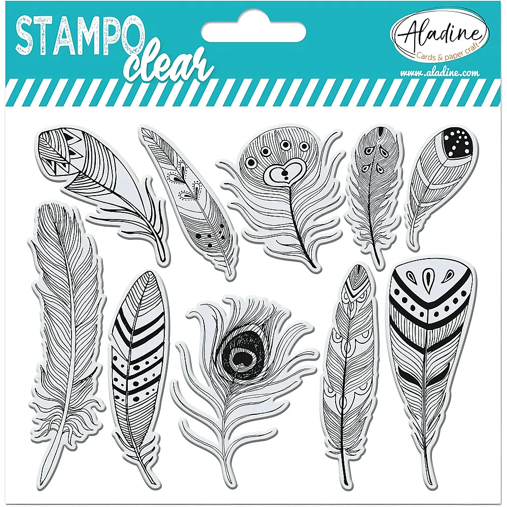 Aladine Stempel Clear Feder | Stempelsets