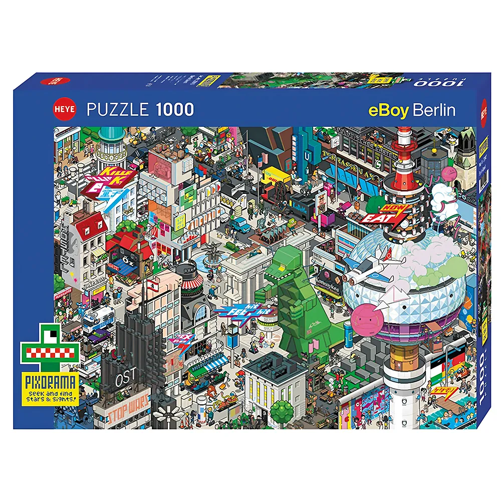 HEYE Puzzle eBoy Berlin Quest 1000Teile