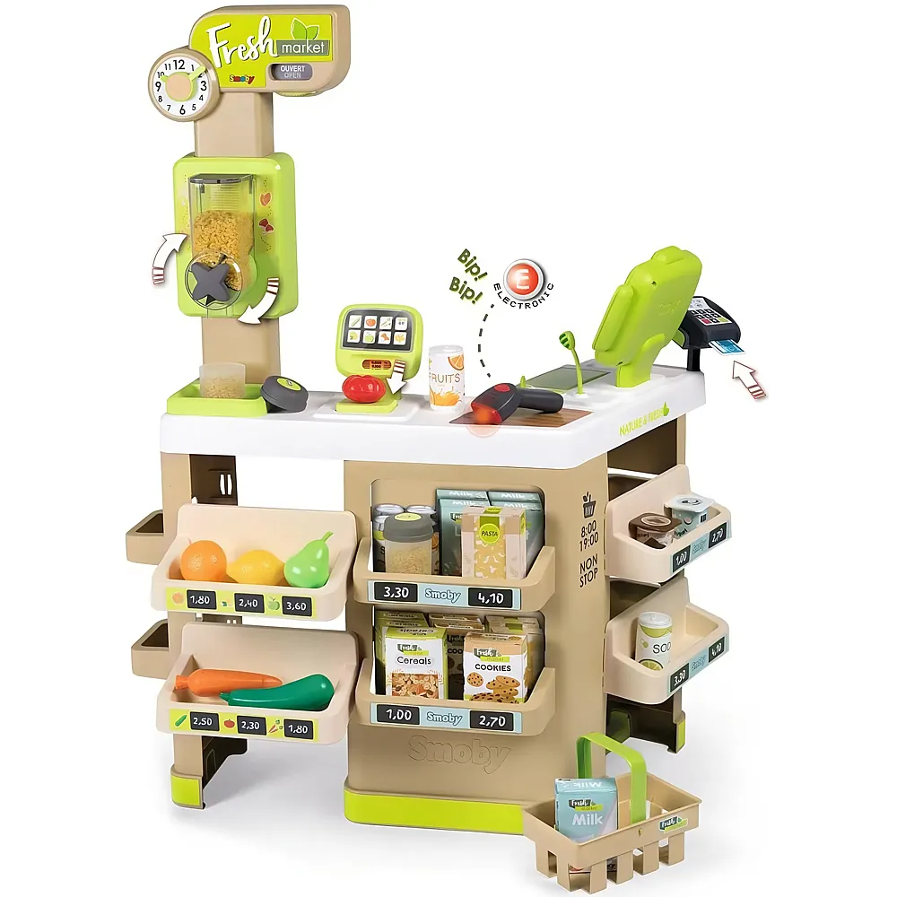 Smoby Bio-Supermarkt mit Spielkasse