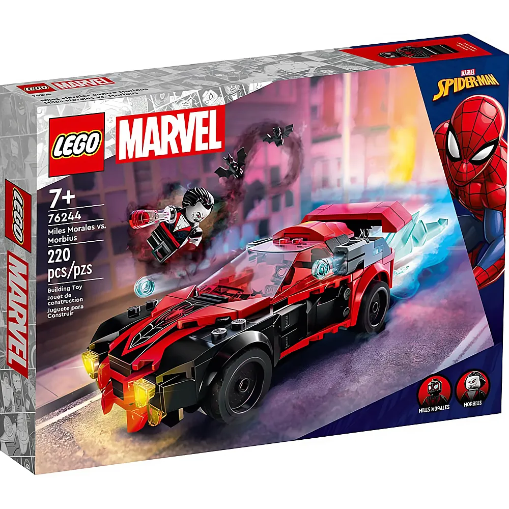 LEGO Marvel Super Heroes Spiderman Miles Morales vs. Morbius 76244