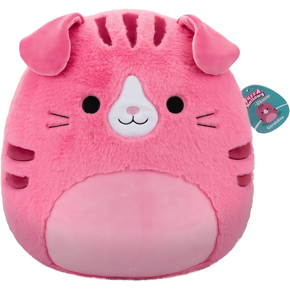 Squishmallows FuzzAMallows Die Geraldine-Katze - 40 cm