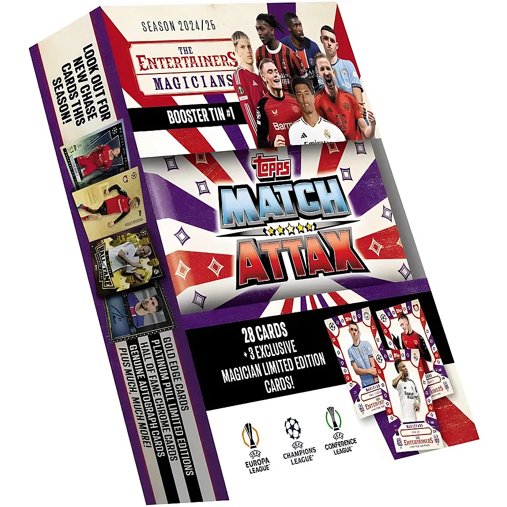 Topps Match Attax Booster Tin Magicians Season 2024/25 - English