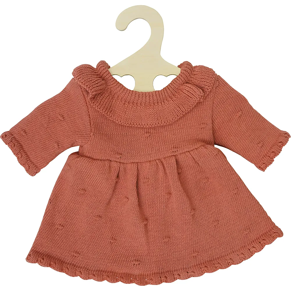 Heless Puppen-Strickkleid Pfirsich - 35 - 45 cm