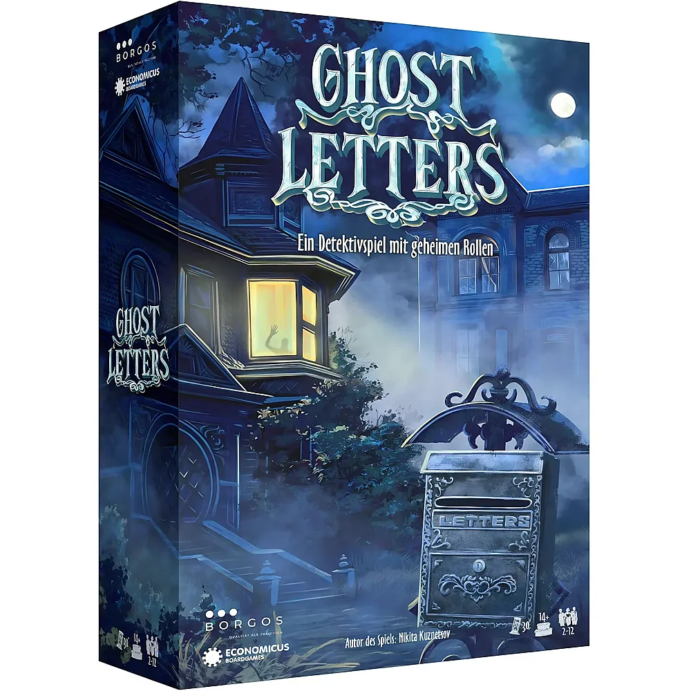 Borgos Ghost Letters - Ein Detektivspiel mit geheimen Rollen - Deutsch