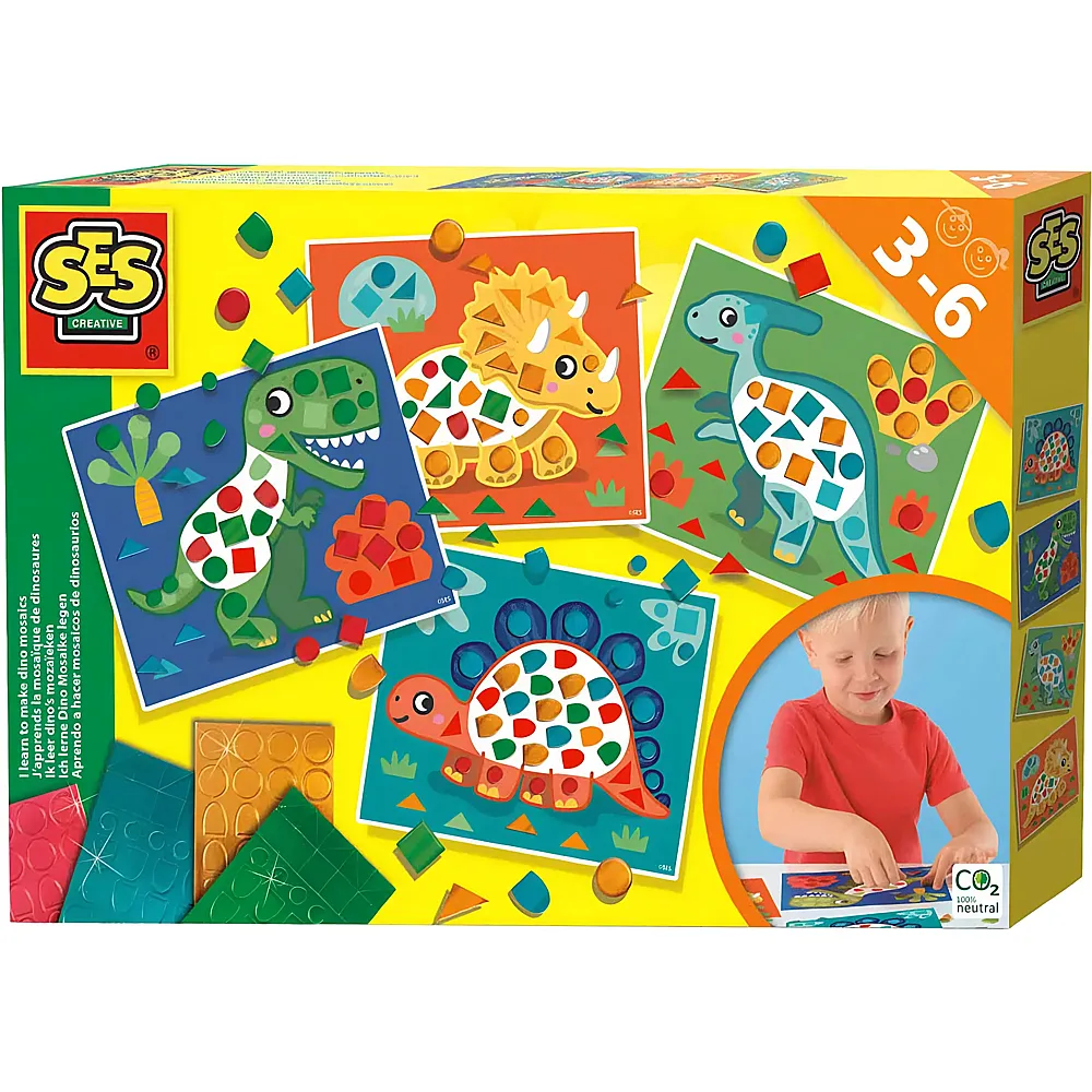 SES Ich lerne Mosaik Dinos