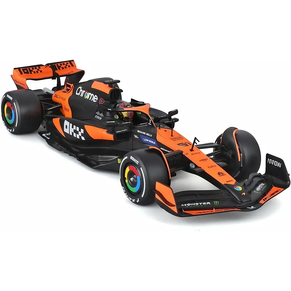 Bburago 1:24 Bausatz McLaren F1 MCL38 Kit Piastri 2024